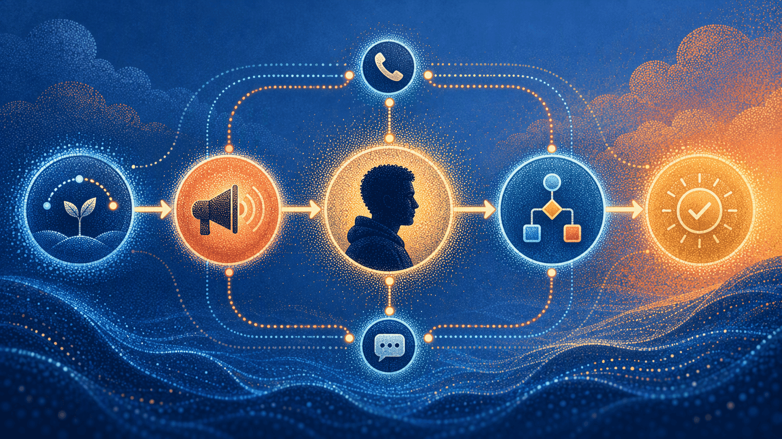 Illustration for 3. Monumint, Agentic Lifecycle Management with Automated Hardship Routing