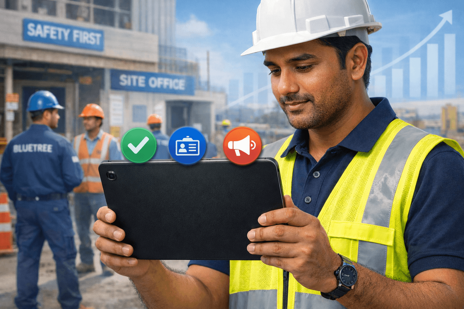 Query successful Gemini said A side-by-side comparison illustrating the transition from "Manual Tracking Chaos" with disorganized physical maps and stressed staff to "Real-Time Visibility with getbluetree" featuring a streamlined digital dashboard and mobile shift reminders.