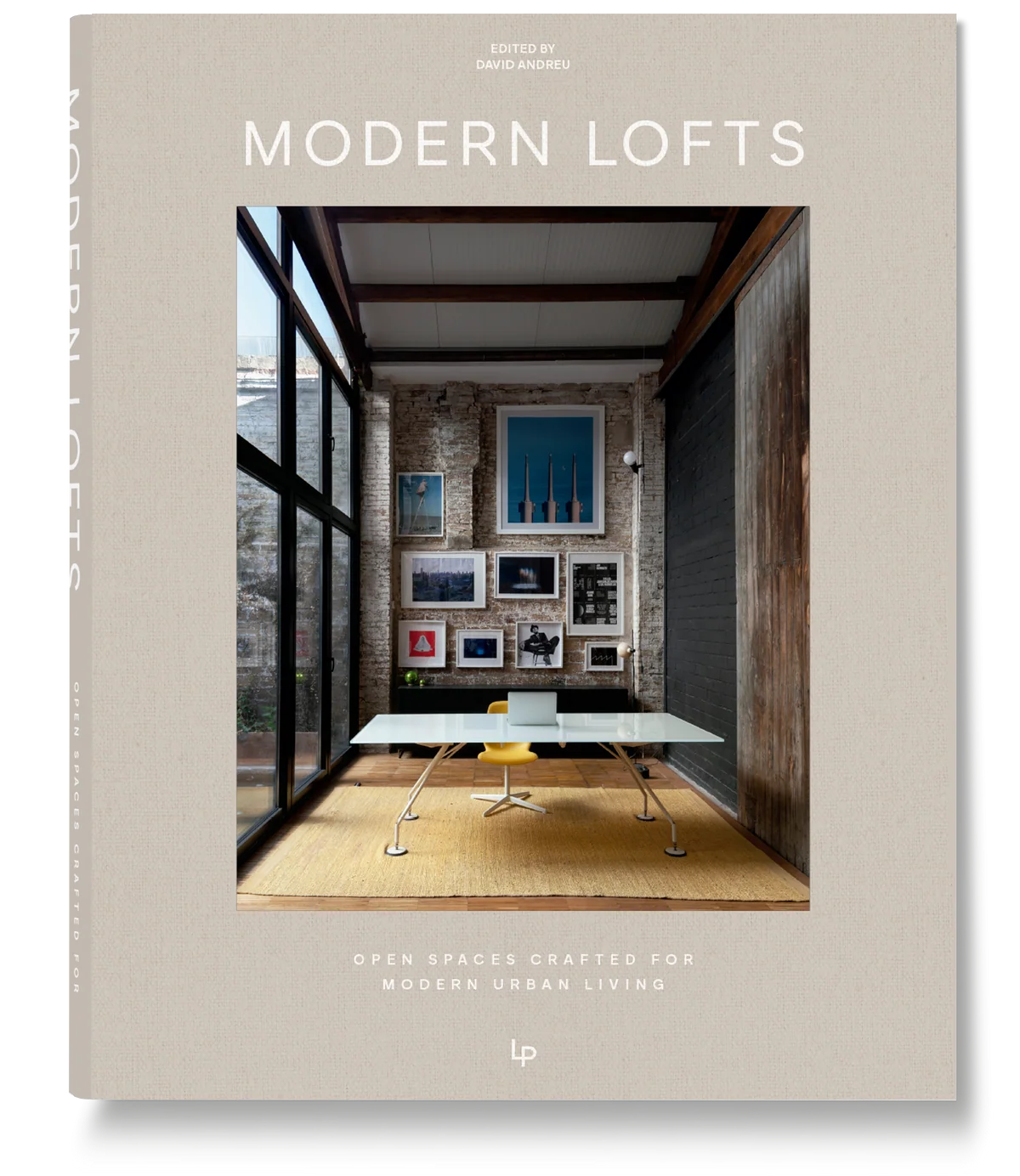 The cover of Modern Lofts, a book featuring Axis Mundi's work