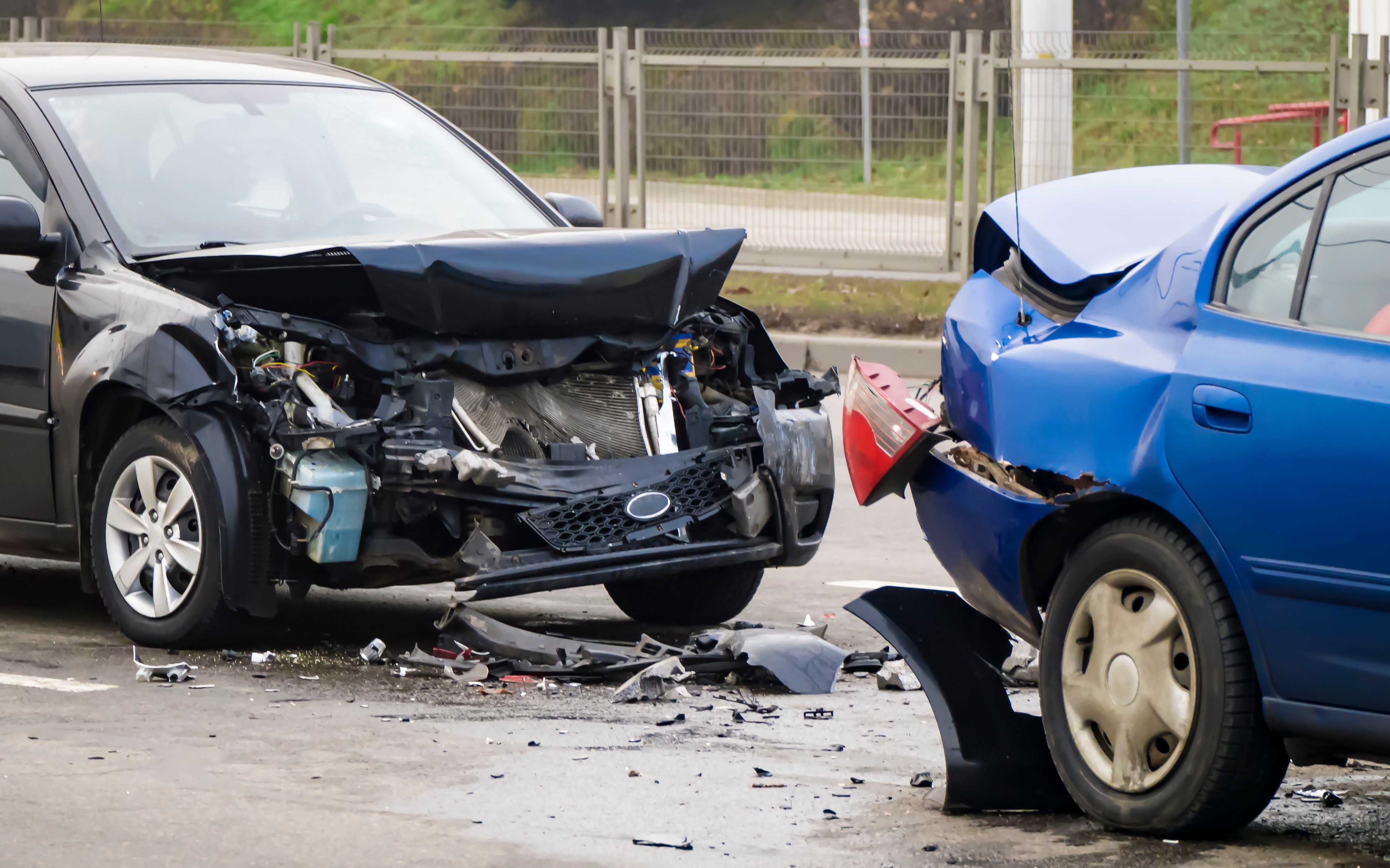 Rear end underride crash