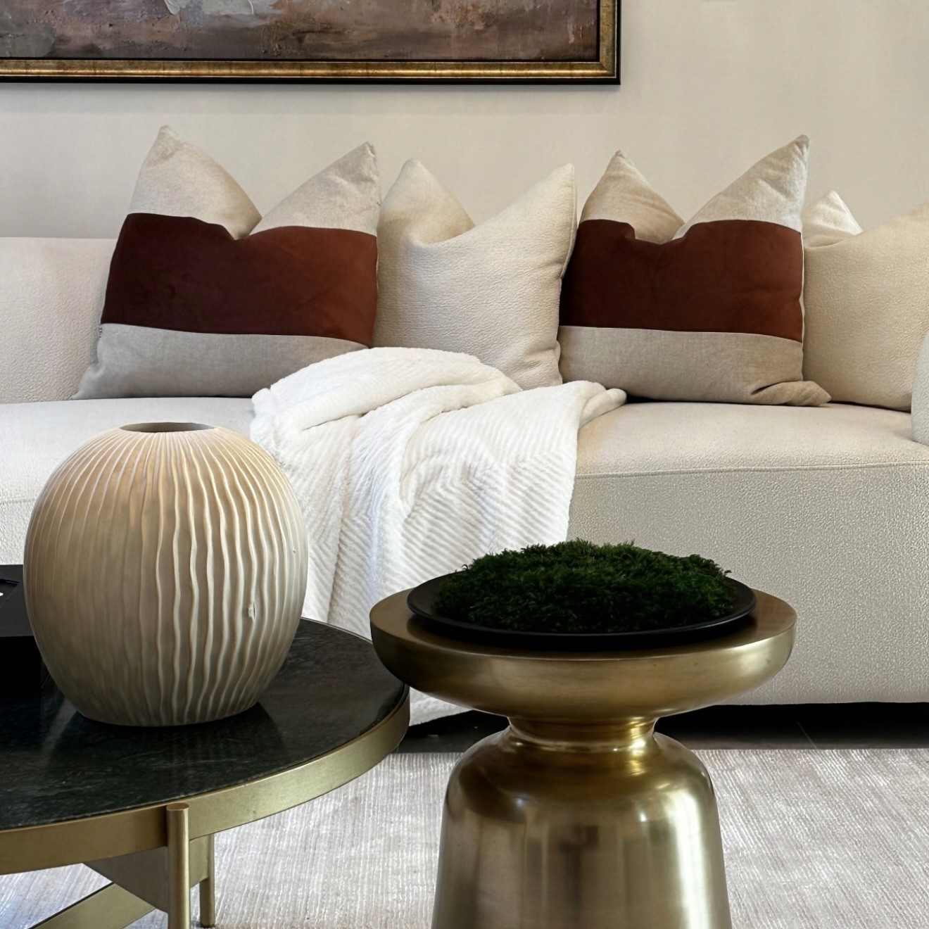 Sofa and chair