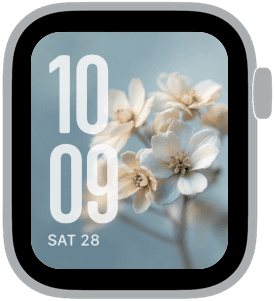 porcelain spring Apple Watch face preview 3 featuring easter and spring.