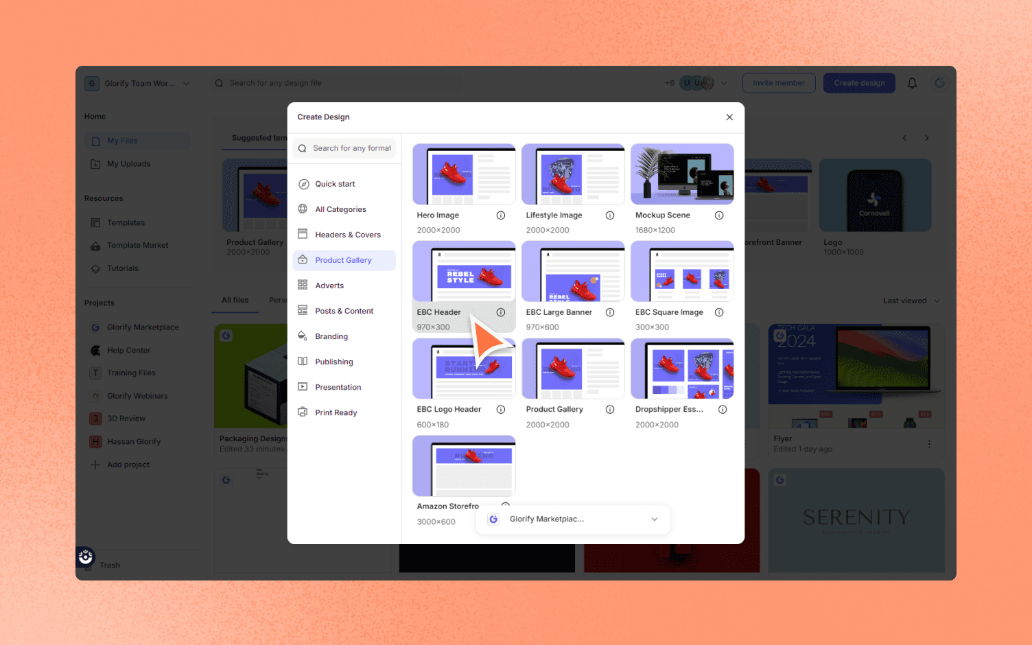 design A+ content glorify