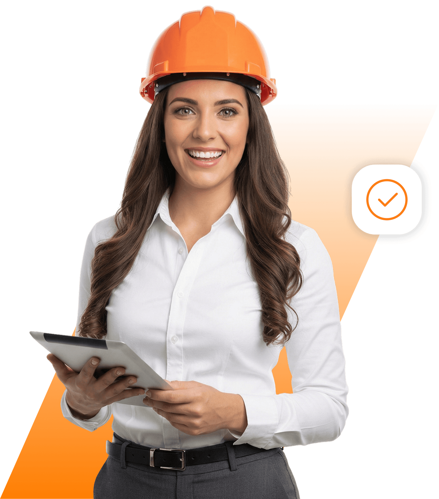 Plataforma GAP Sistemas exibida em desktop, tablet e celular, com duas pessoas usando capacetes, ilustrando a gestão SSMA digital e a segurança do trabalho.