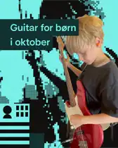 Rytmisk Center guitar for children post