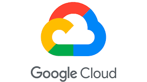 The logo for google is shown on a wall