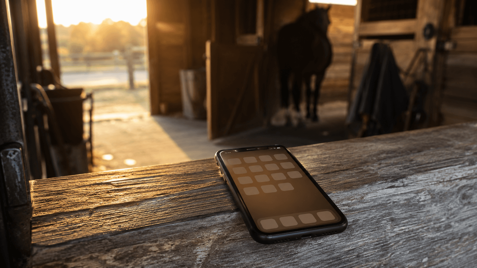 Eine lehre app im stall