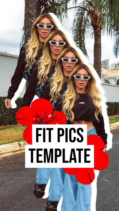 Fit Pics Animated Photo Collage Instagram Story Template