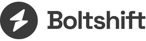Boltshift logo featuring a lightning bolt within a circle.