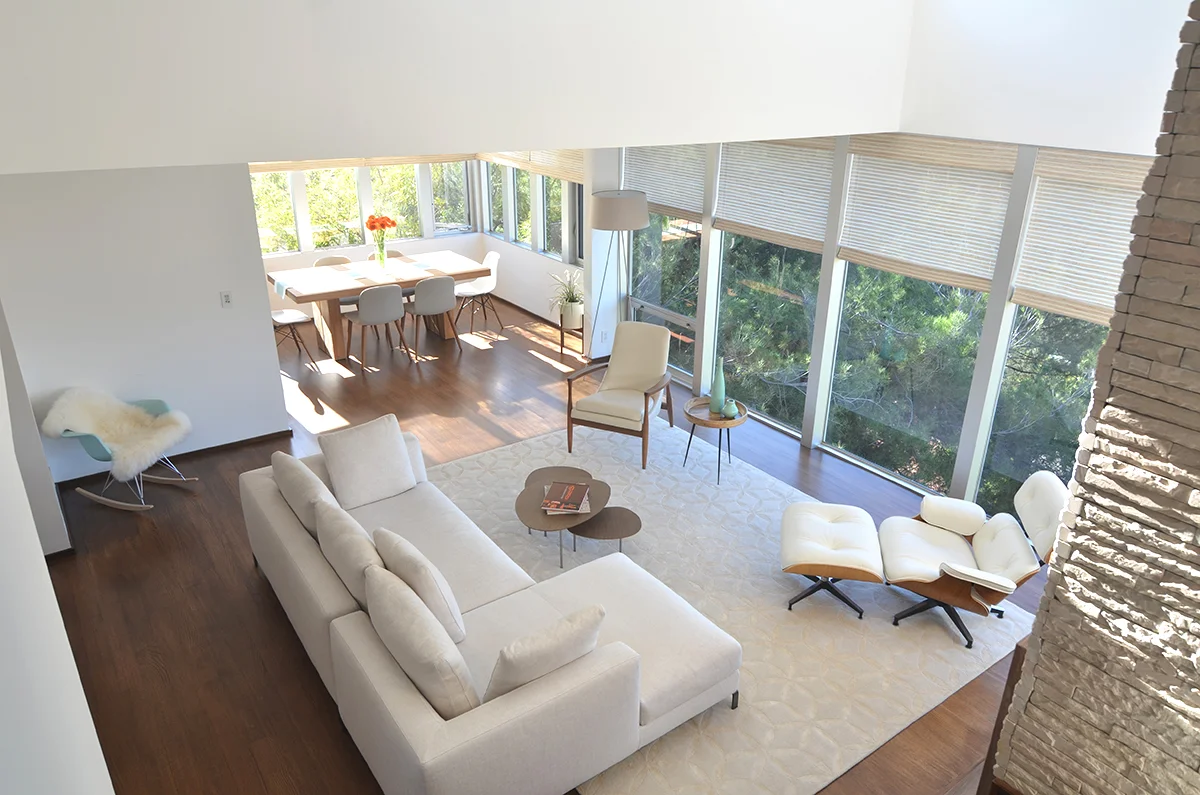 Temporary project interior