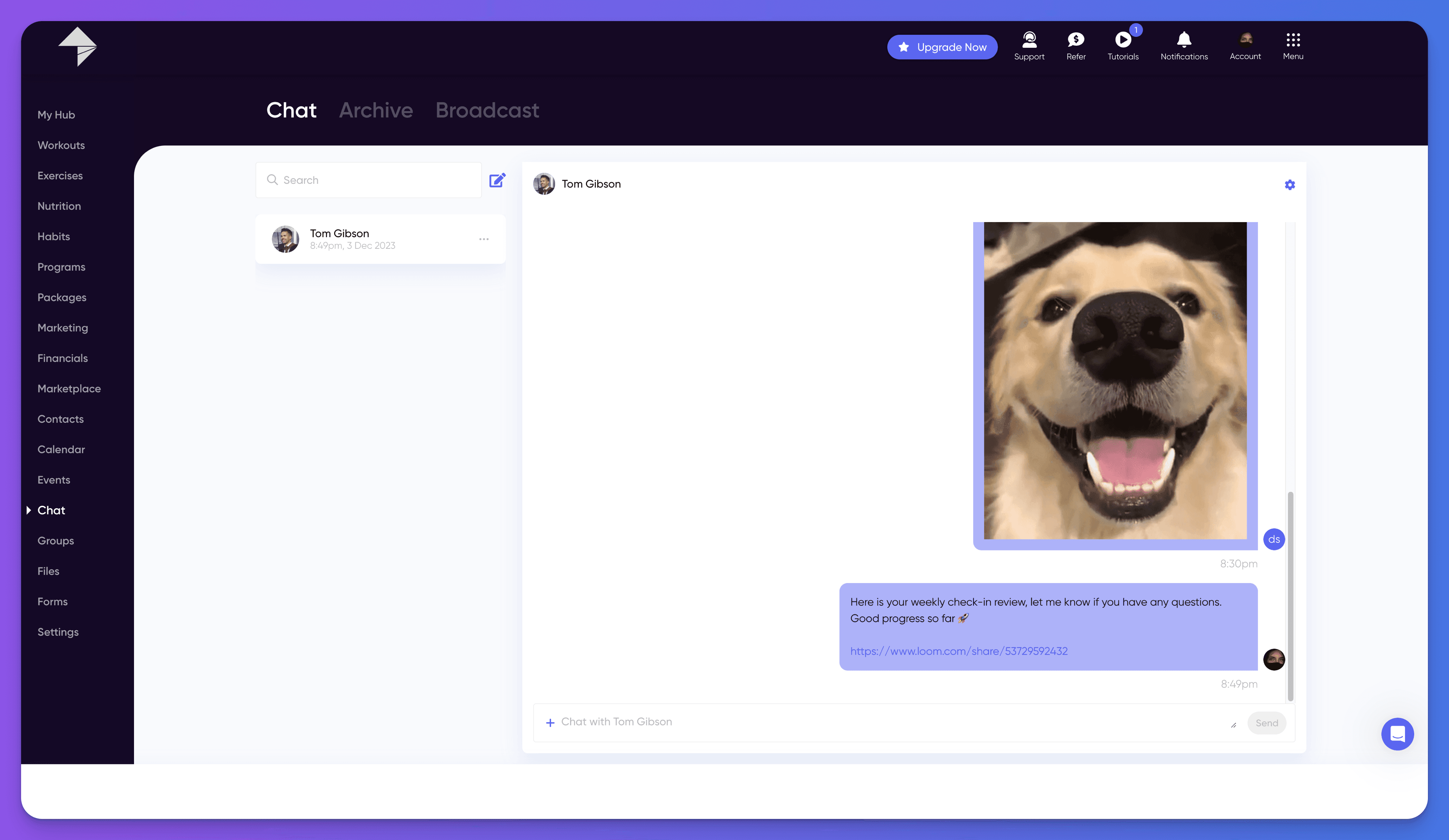 mypthub messaging