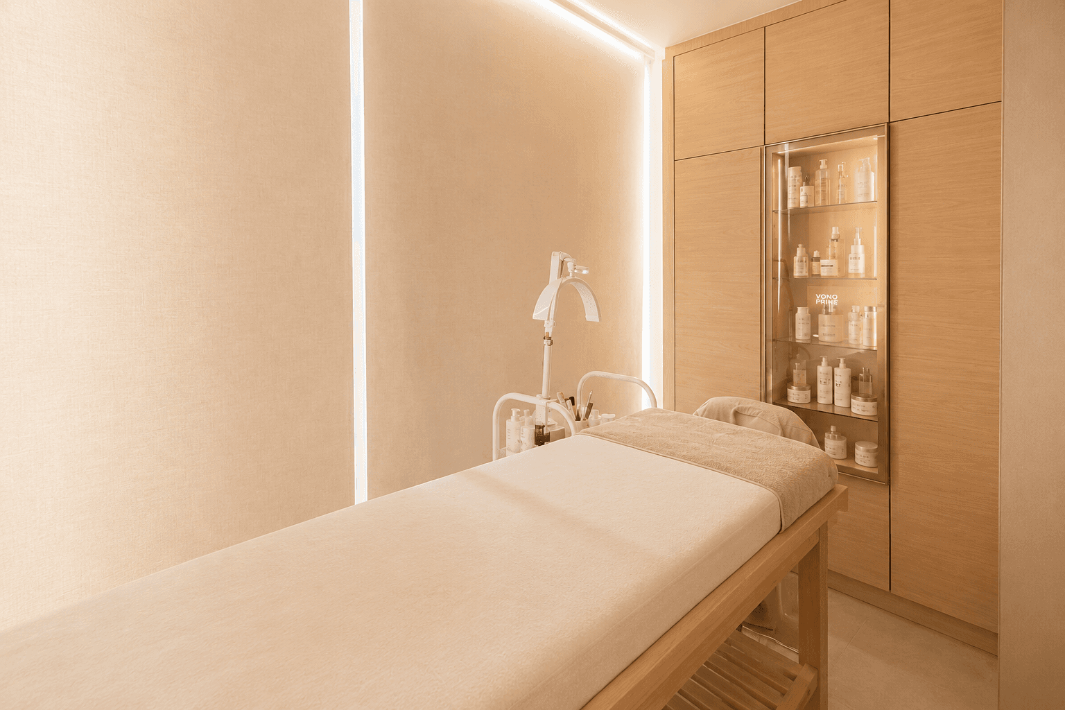 Modern hospital room
