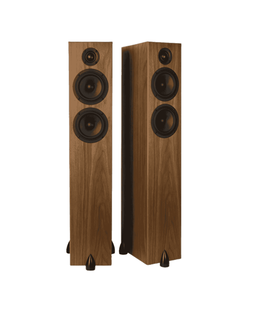 Totem Bison Twin Tower Bois foncé - LE STUDIO HIFI