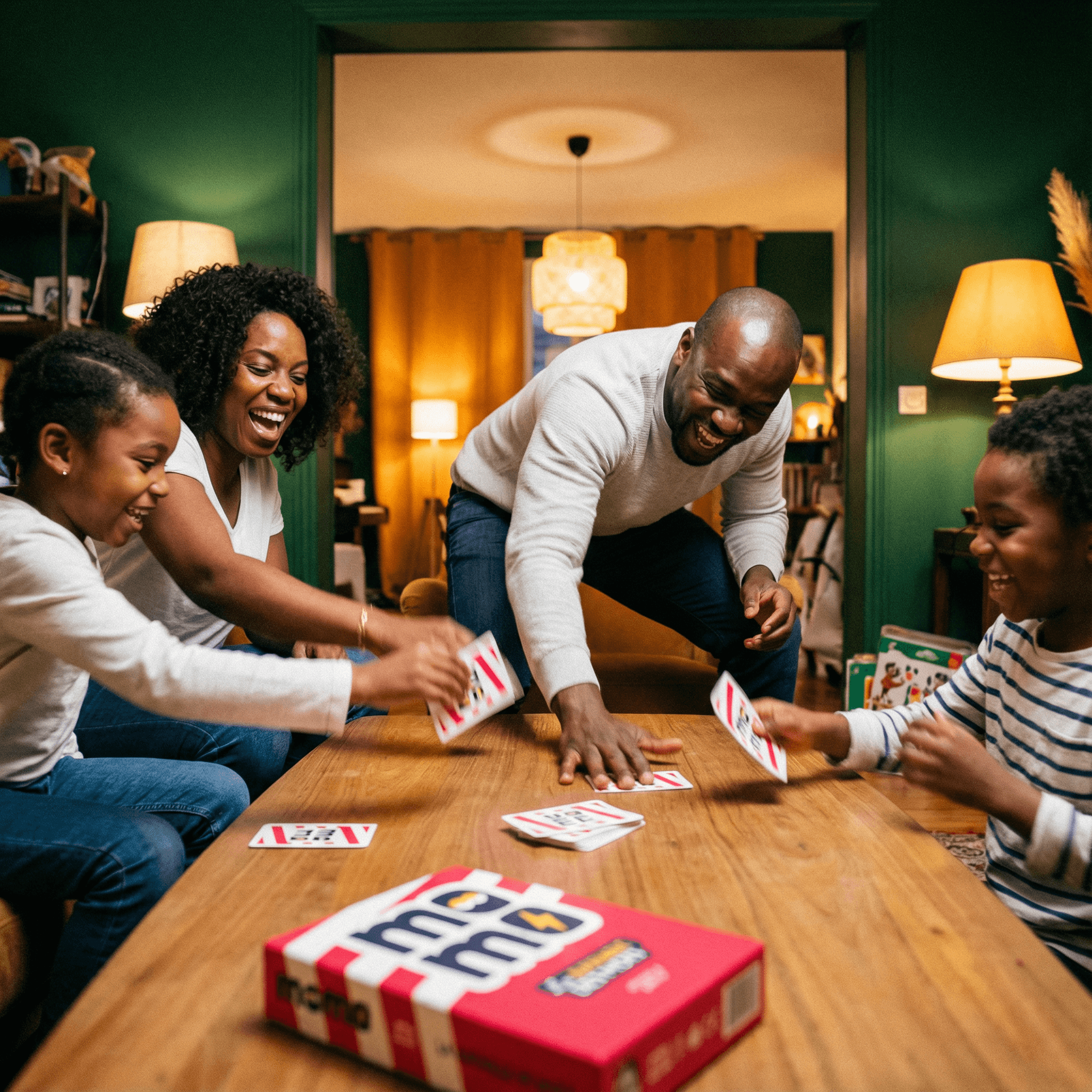 Des Amis jouant à Momo