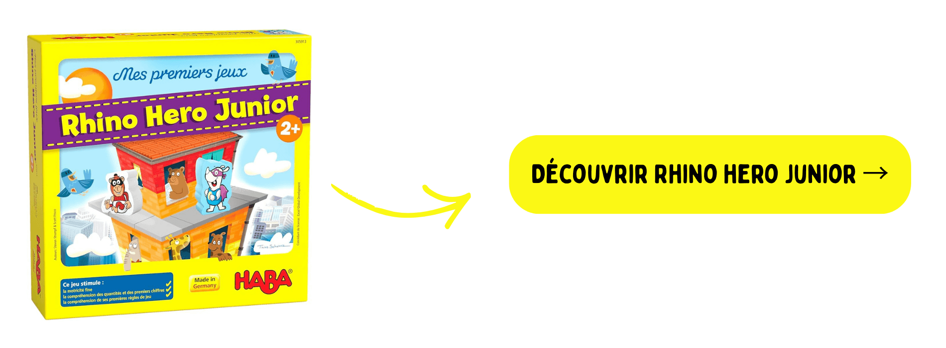 Rhino Hero Junior (HABA) – Construction & motricité