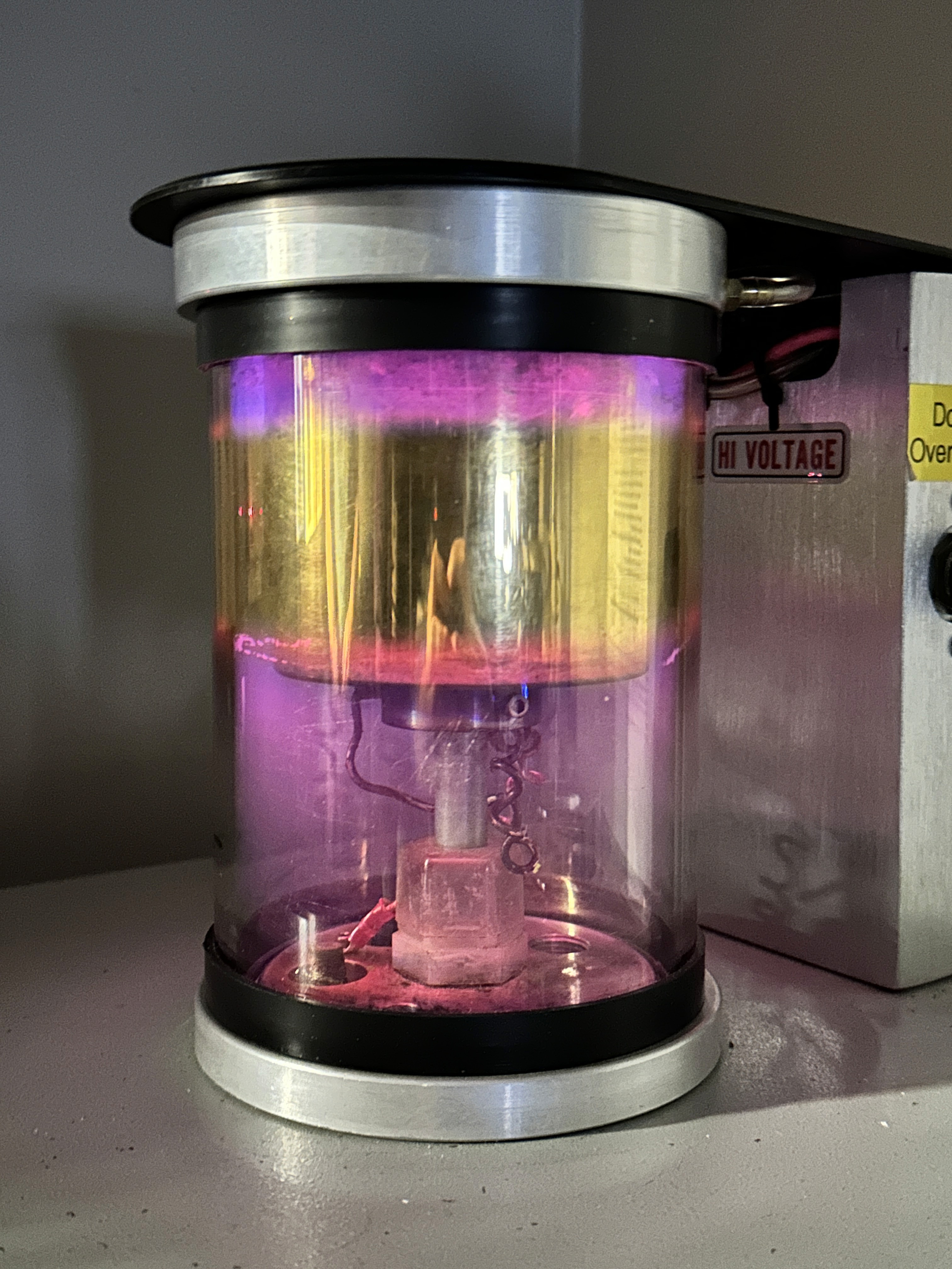 Gold Sputtering Trial