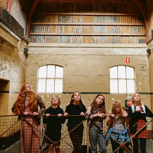 Children exploring Old Melbourne Gaol