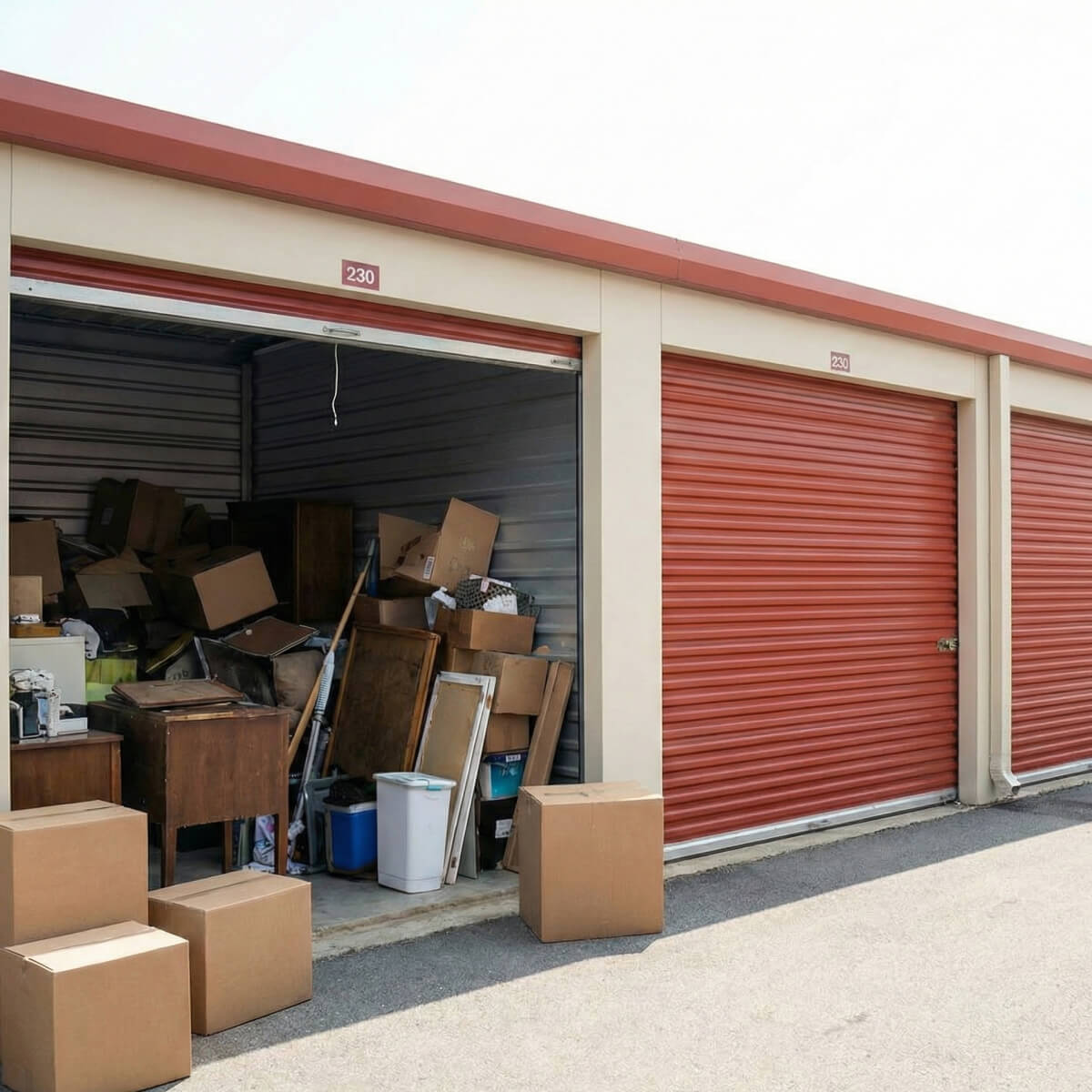 Lake City Junk Removal storage unit cleanout example