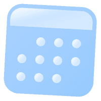 Dettaglio grafico di un'icona a forma di calendario stilizzato di colore azzurro, che rappresenta l'appuntamento per la consulenza gratuita.