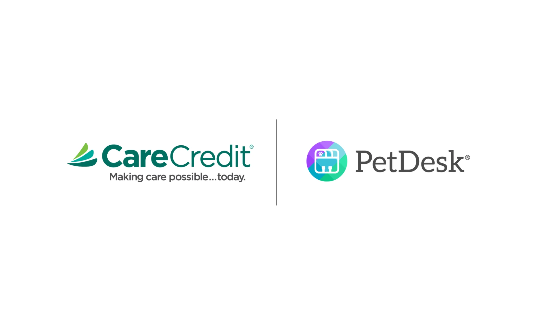 CareCredit and PetDesk Logos