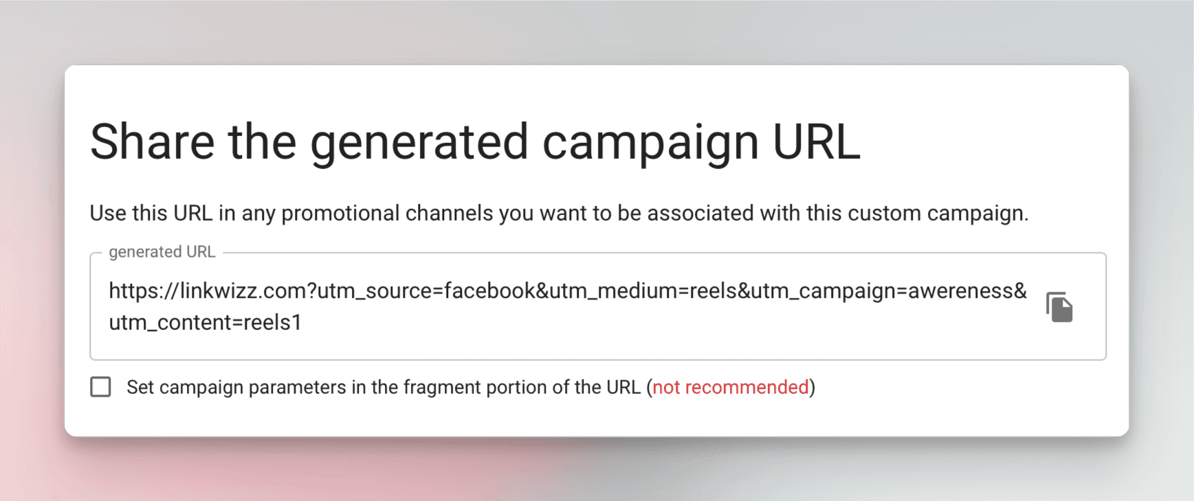 Campaign URL Builder