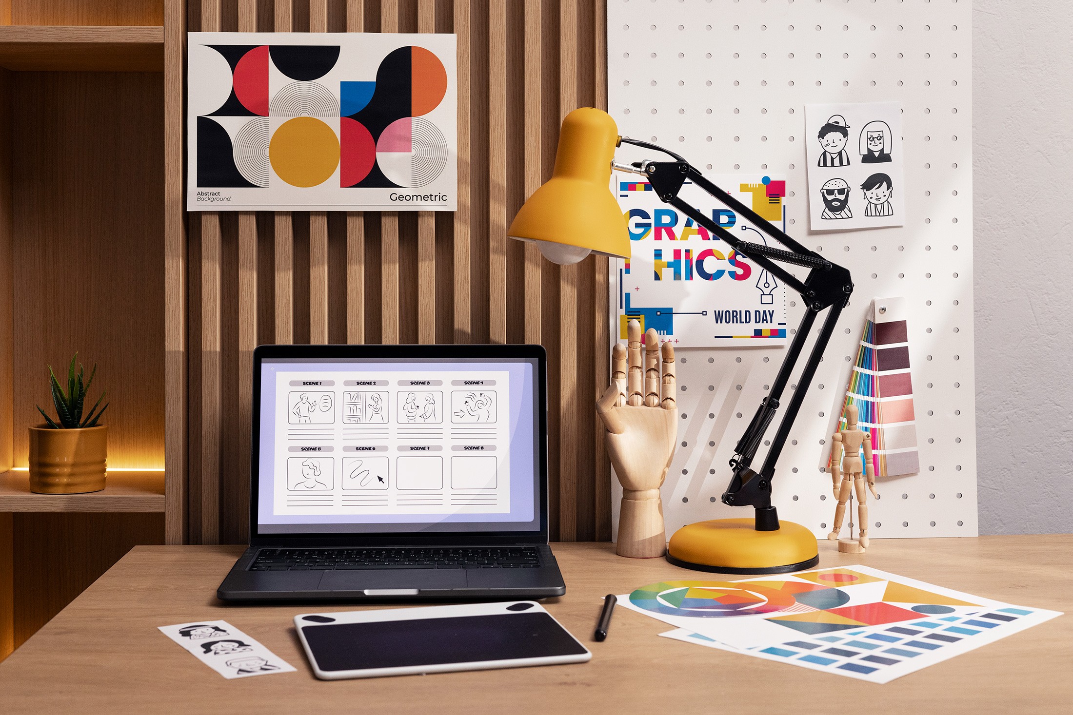 Still life graphic design day