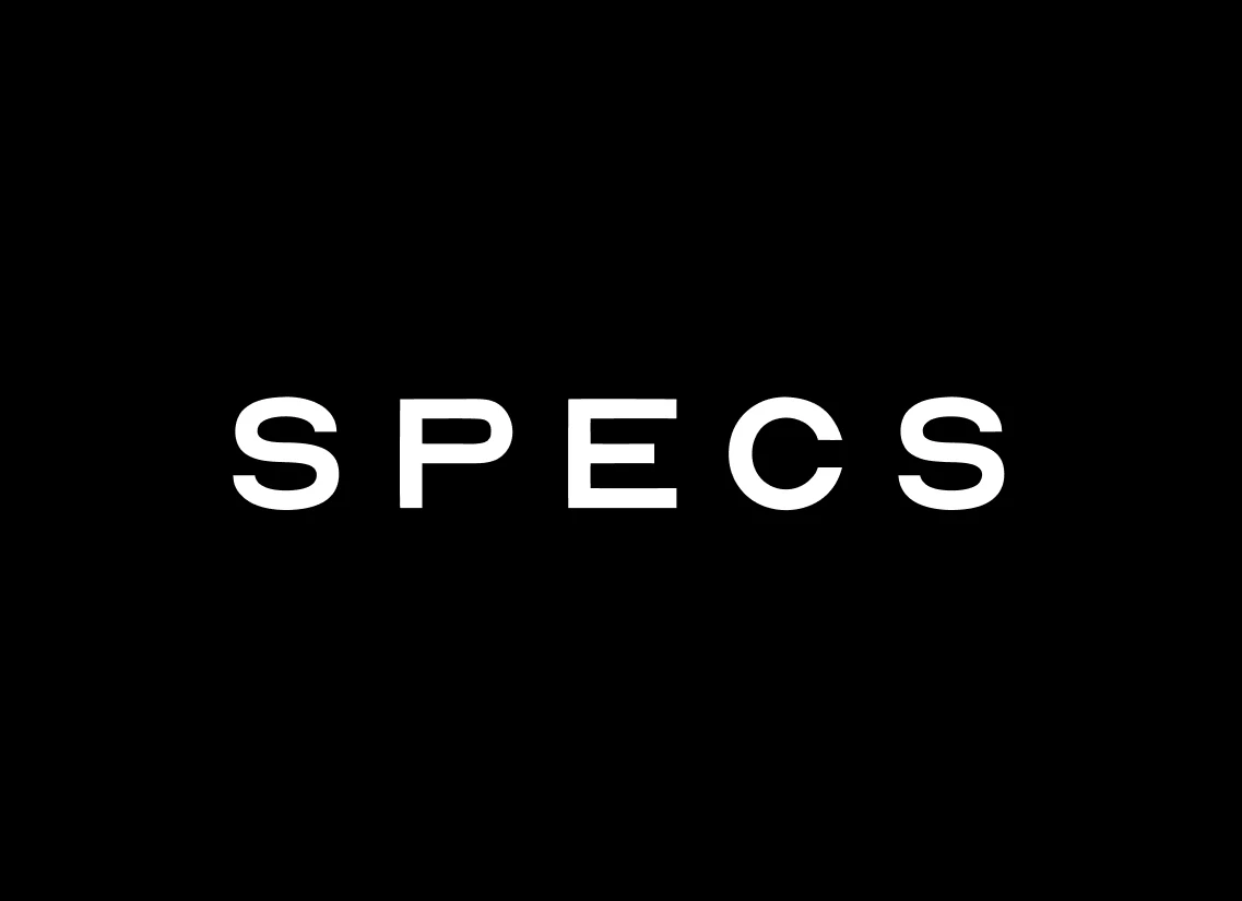 SPECS wordmark in white on a black background, cover image for Top Snap SPECS App Development Companies (2026).