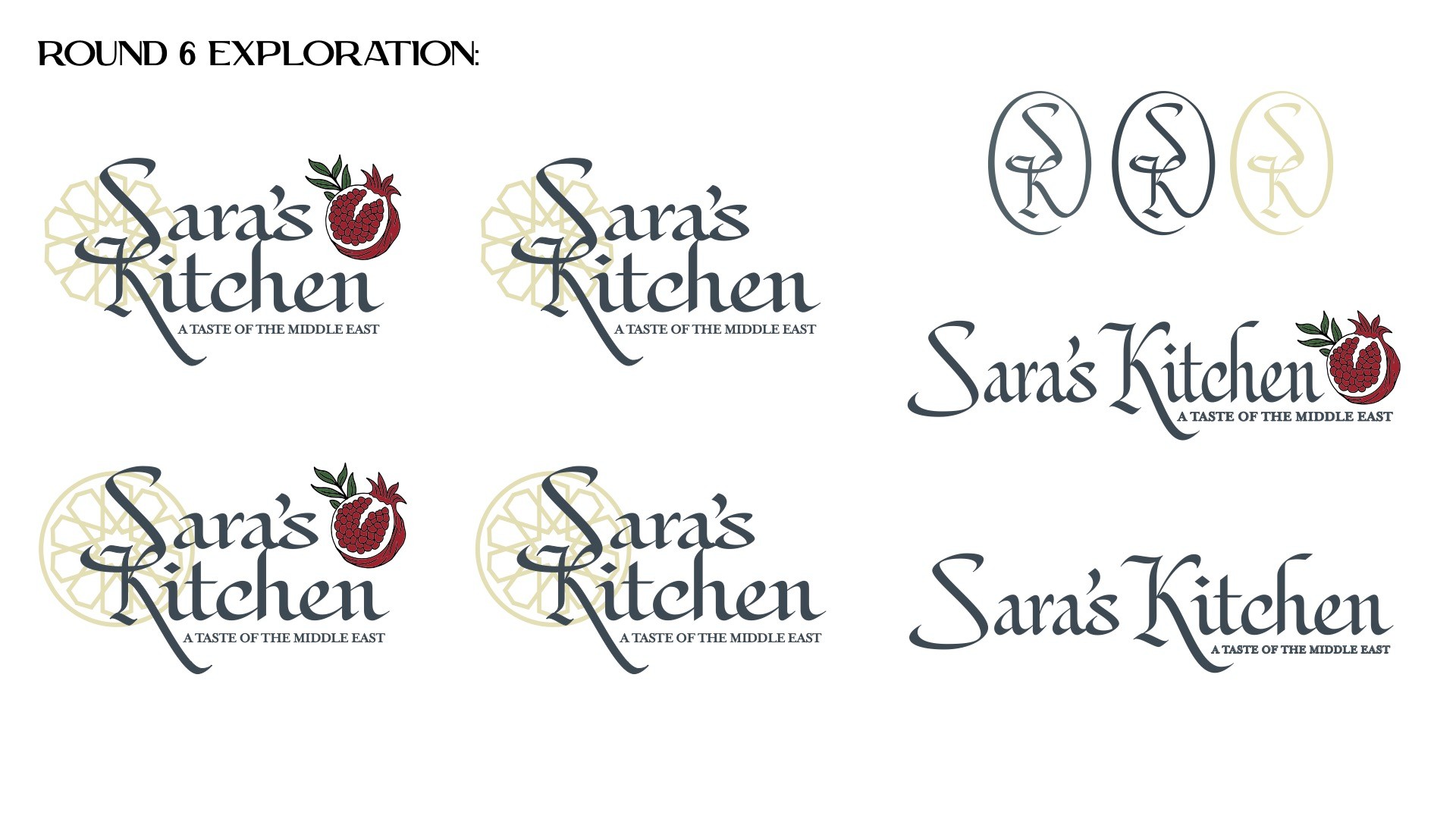 Sara's Kitchen Logos