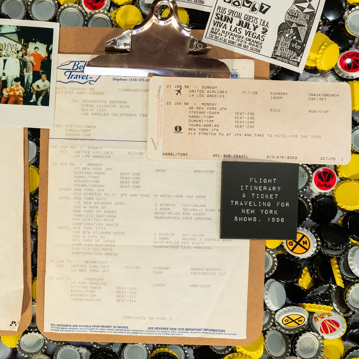 flight itinerary and ticket