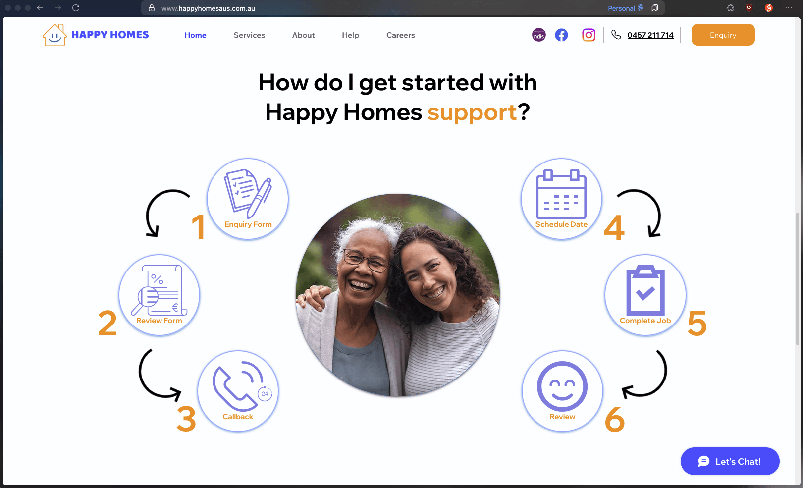 Happygomes au website snapshot