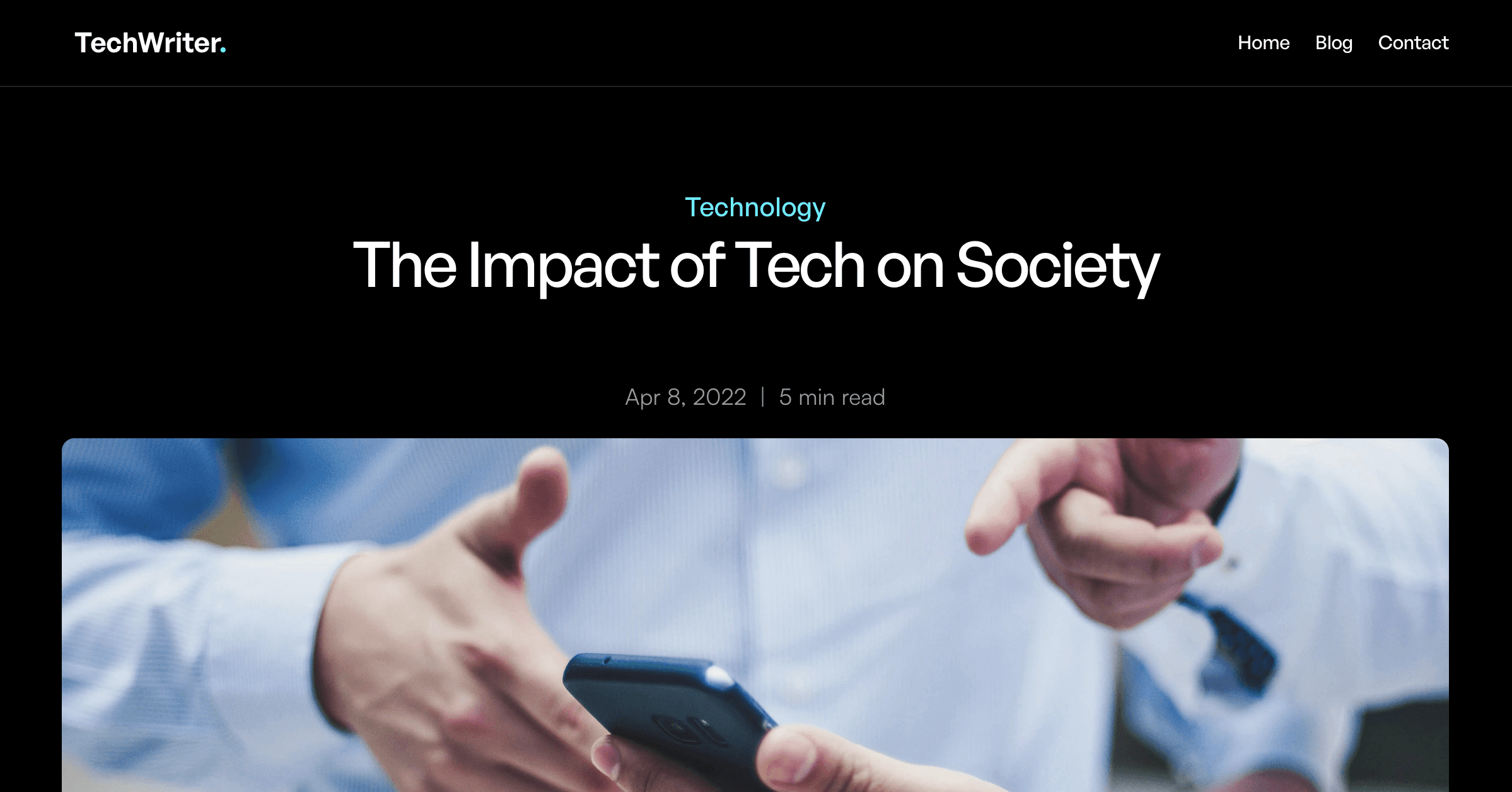 The Impact of Tech on Society