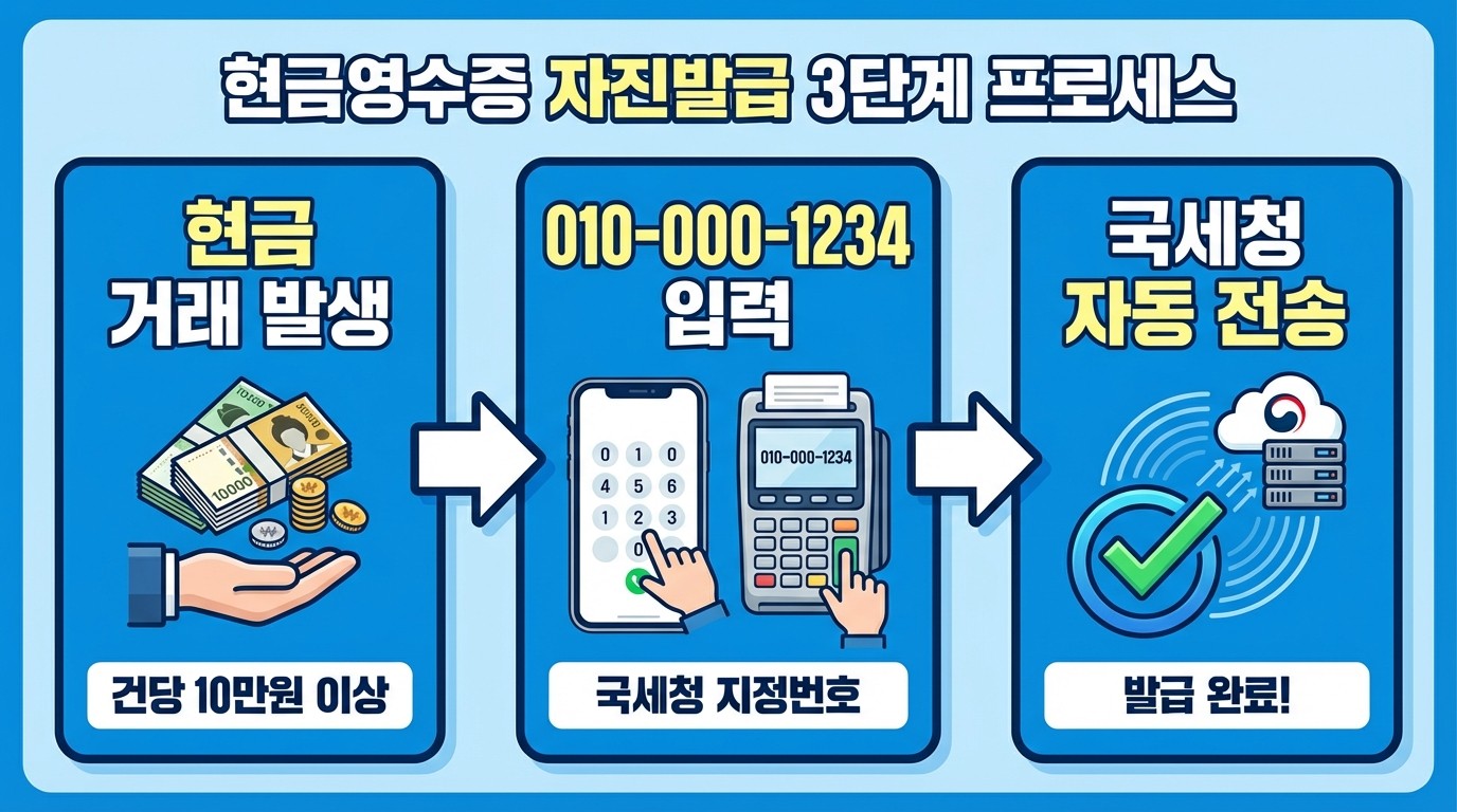 자진발급 방법 3가지