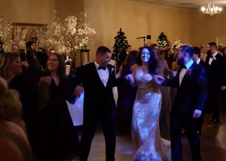 Wedding night atmosphere filled with energy and warmth