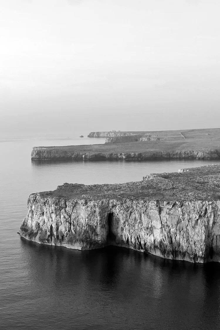 Menorca island cliffs