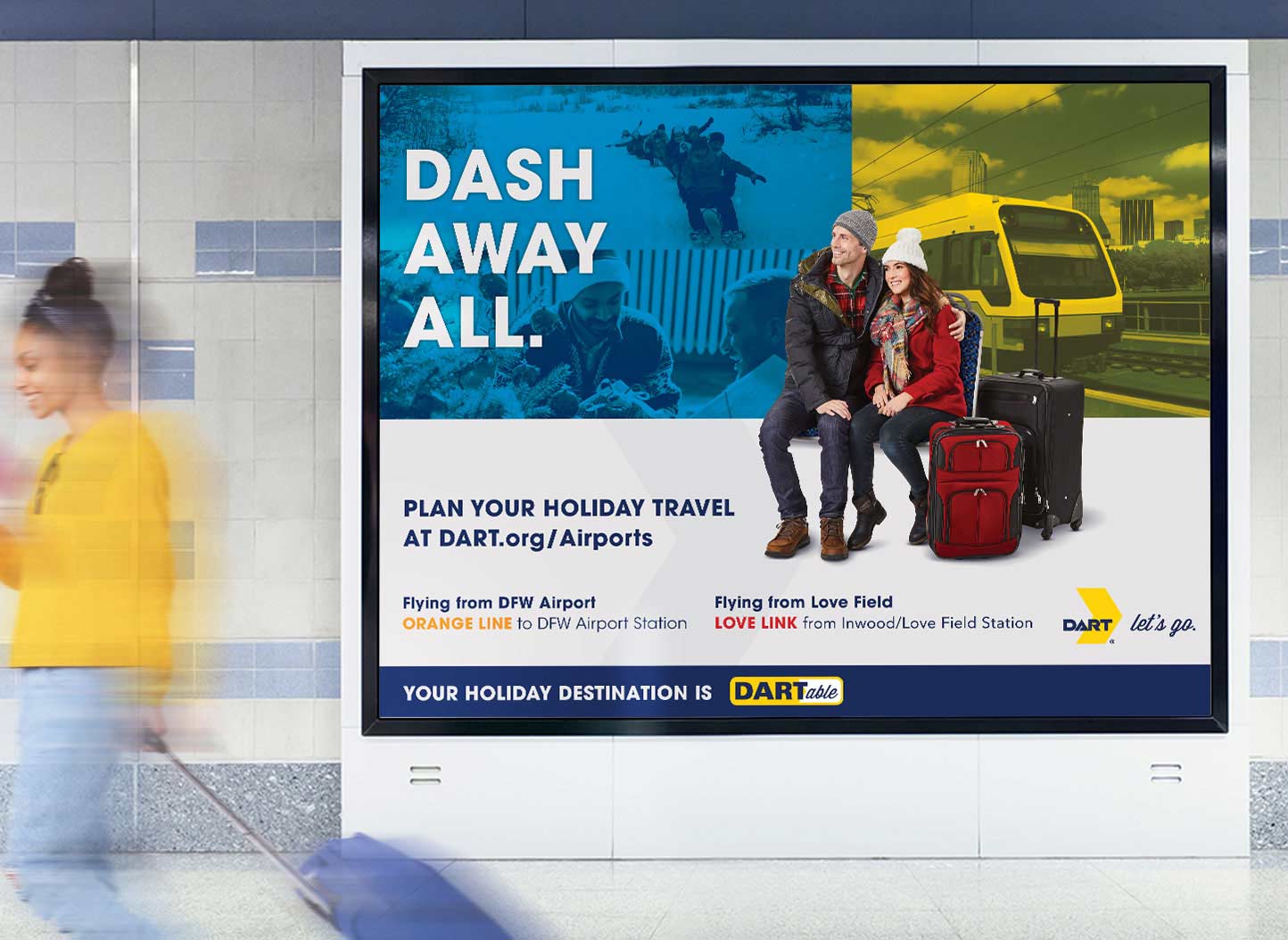 out-of-home poster ad campaign