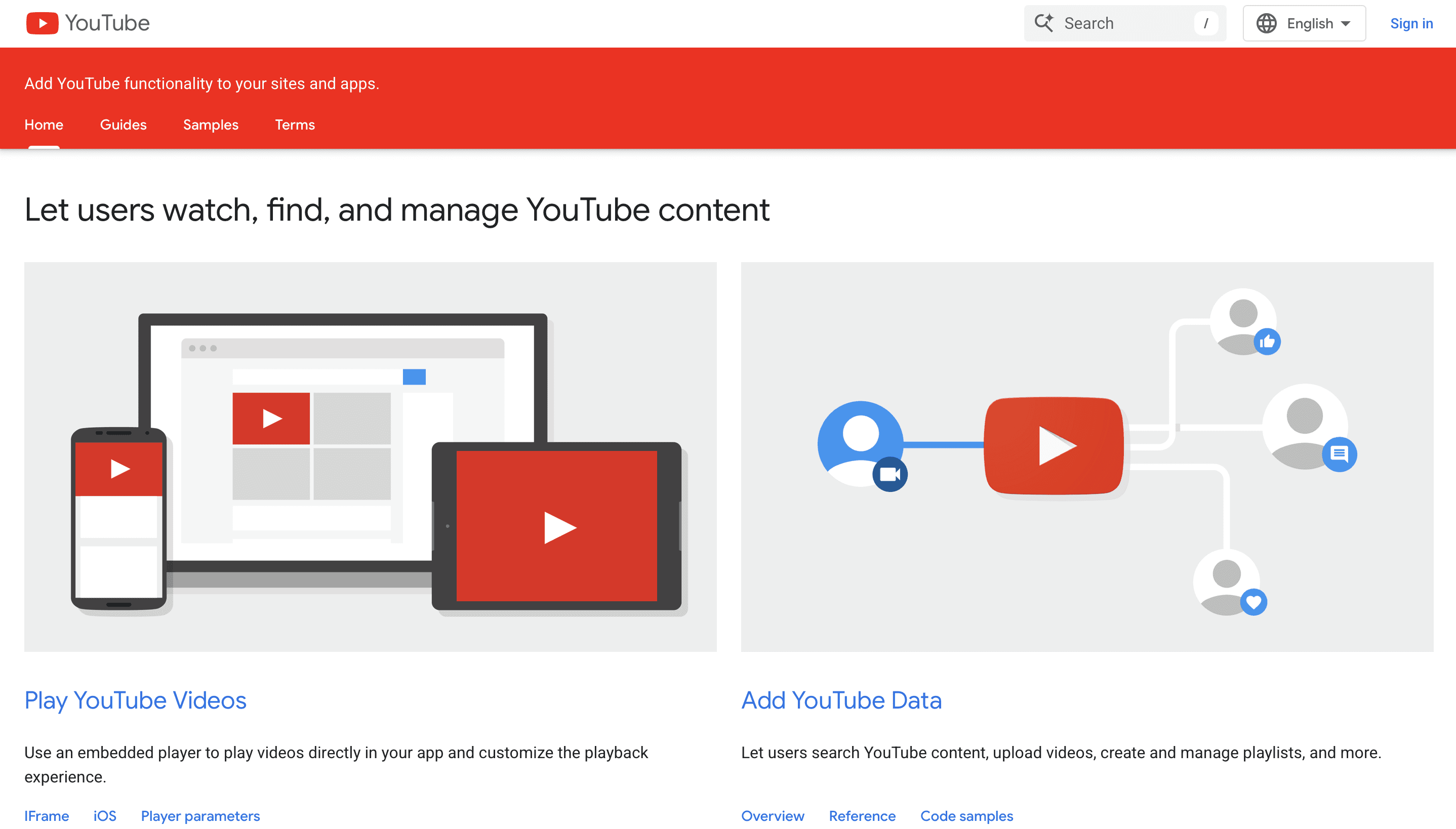 YouTube Official API