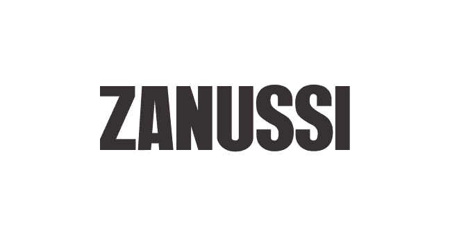 The logo of our client Zanussi.