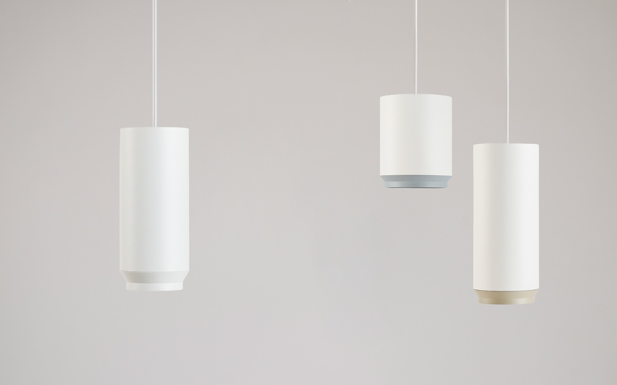 Architectural suspension light in various colors, Resio is designed for commercial and residential applications, made by ID-Illuminated Devices in Canada