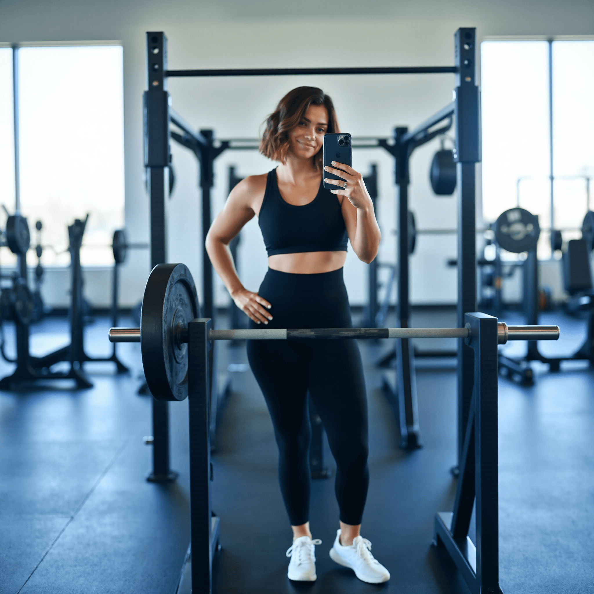 AI influencer model-type image generated by Flux SRPO AI Image Generator to test realism and anatomy precision compared with other AI image generators like Flux Krea, ChatGPT, and Seedream.