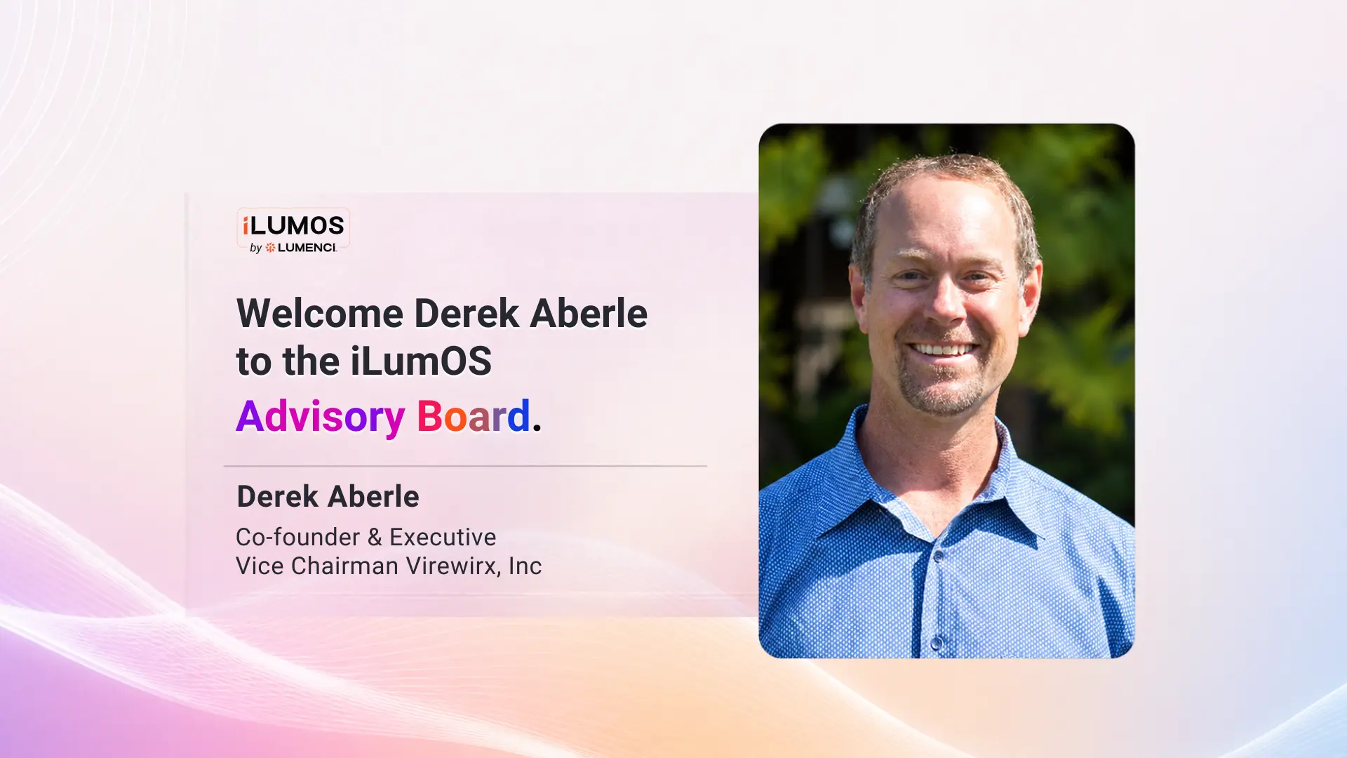 Derek Aberle advisory board member
