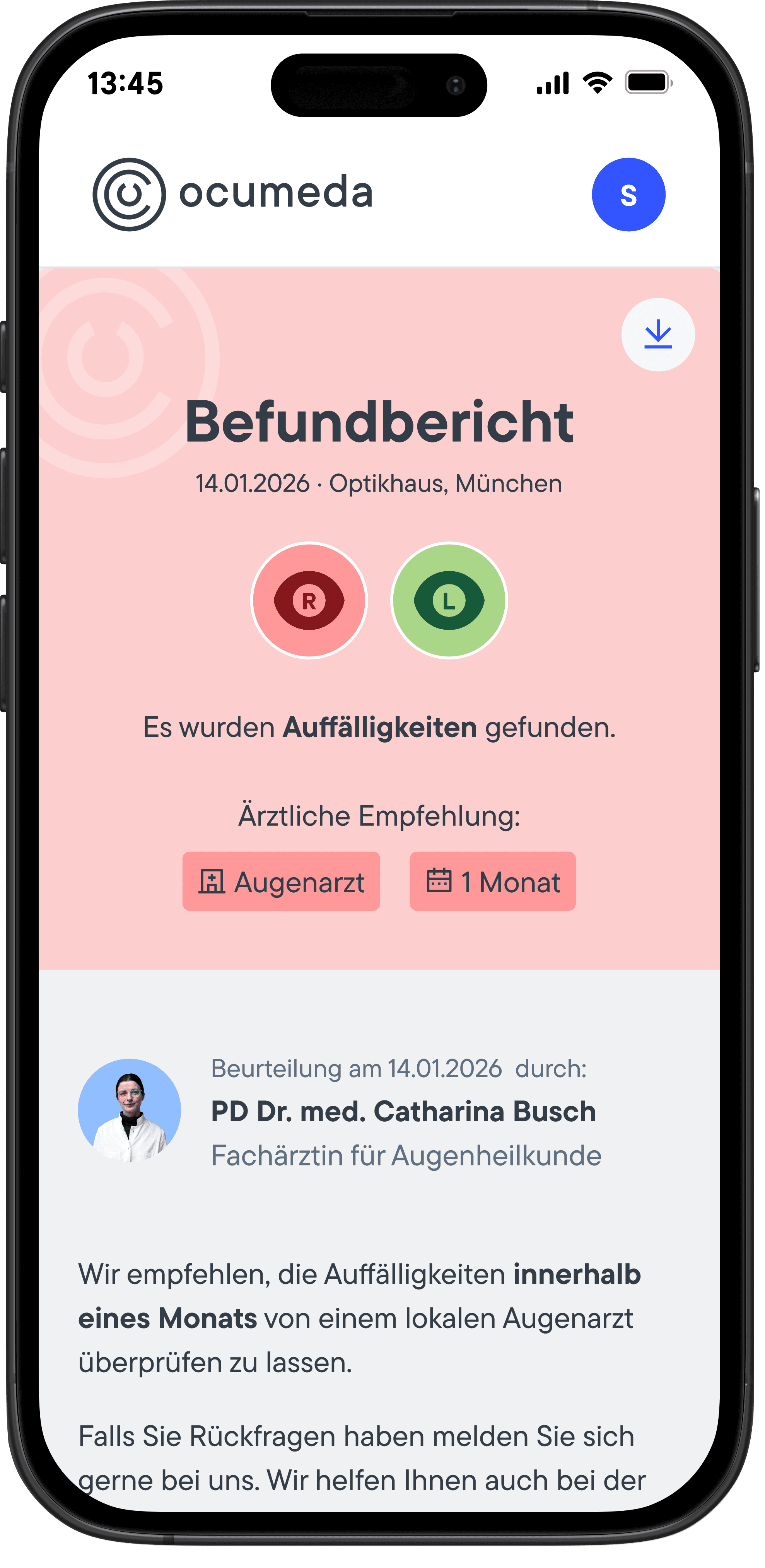 Yellow Ocumeda Report Overview