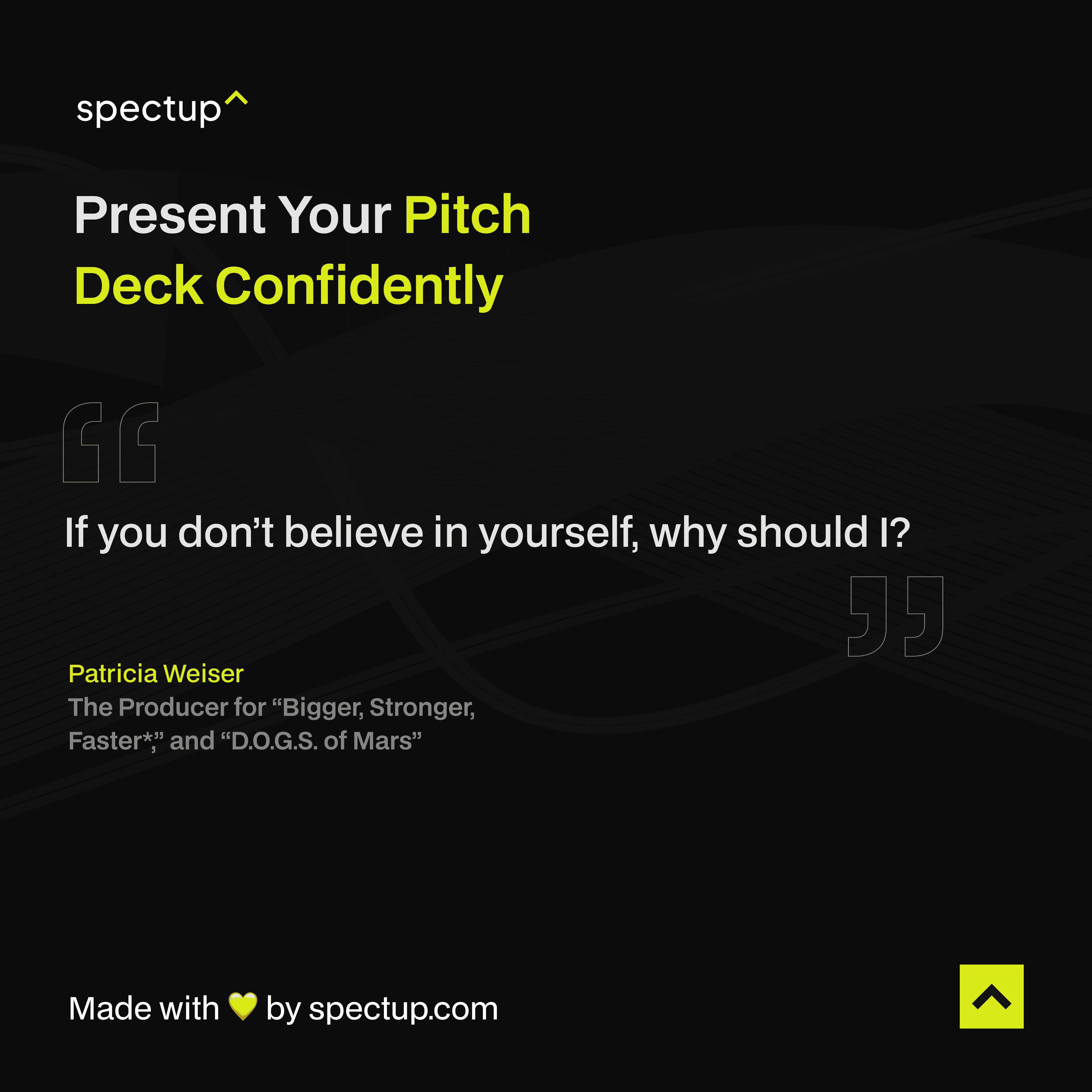 Infographic: Present Your Pitch Deck Confidently