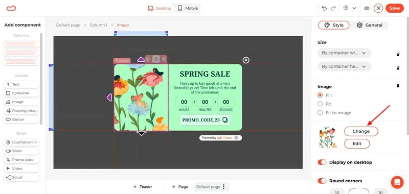 claspo-timer-template-customization-change-image