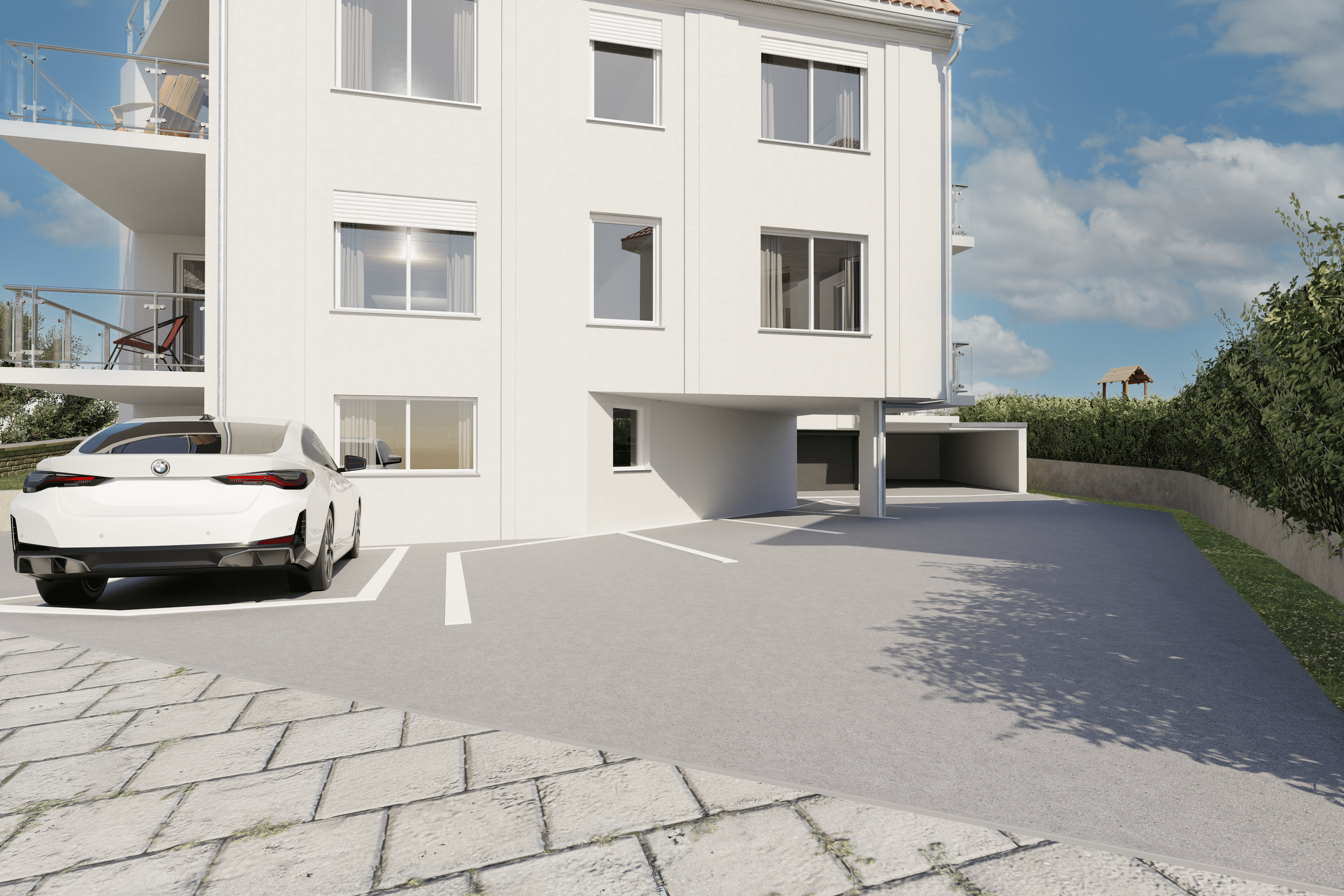 Renoviertes Zimmer mit zwei Fenstern im Wohnprojekt Goethestraße, lichtdurchflutet