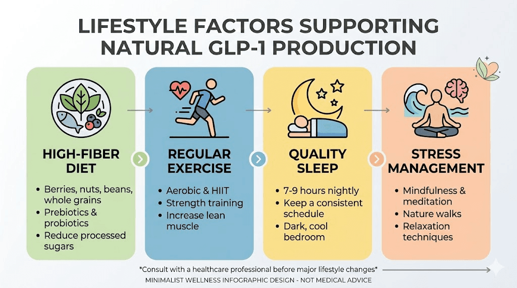 Natural ways to boost GLP-1 production through lifestyle changes