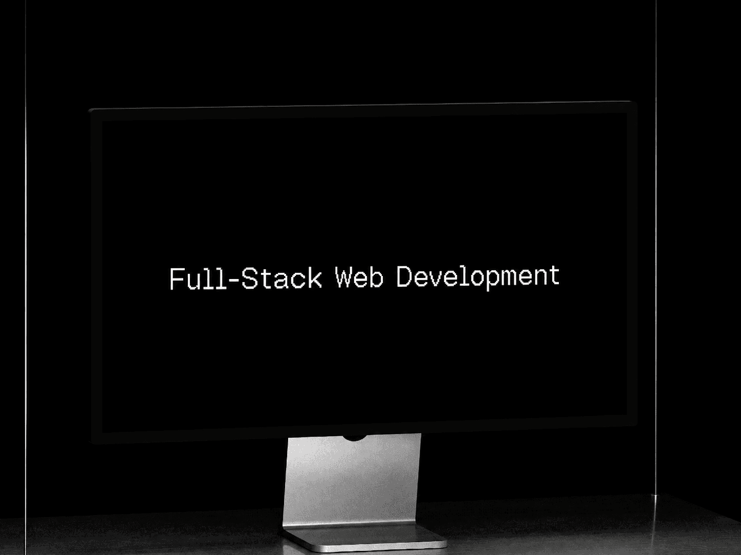 Full-Stack Web Development supporting mockup image
