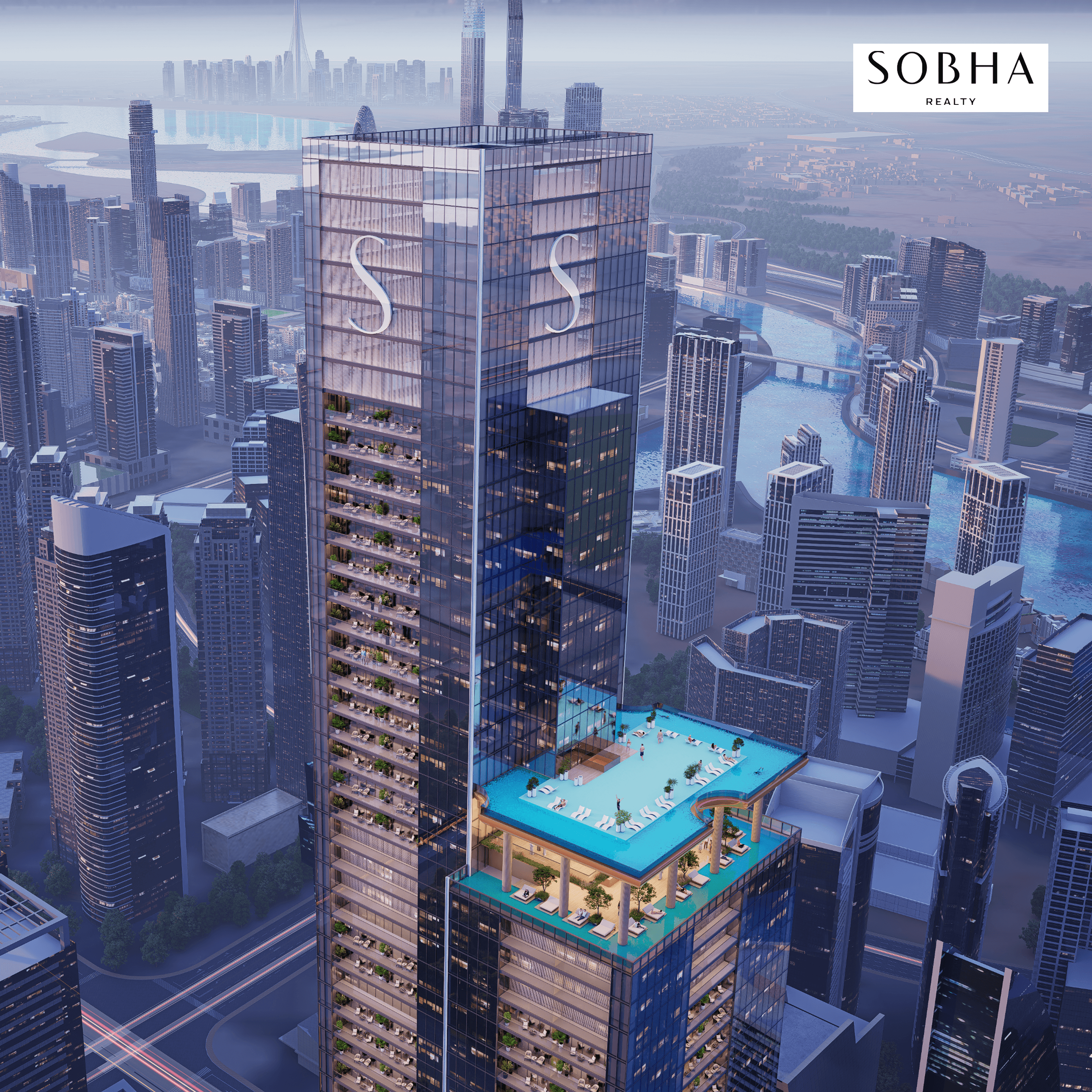 Invest in Sobha Skypark Today — Sobha Skyparks is the Next Big Project on the Iconic Sheikh Zayed Road with 2028 Handover. Sobha Skyparks is One of The Tallest Residencies on SZR with 108 Floors Starting AED 2.7M.