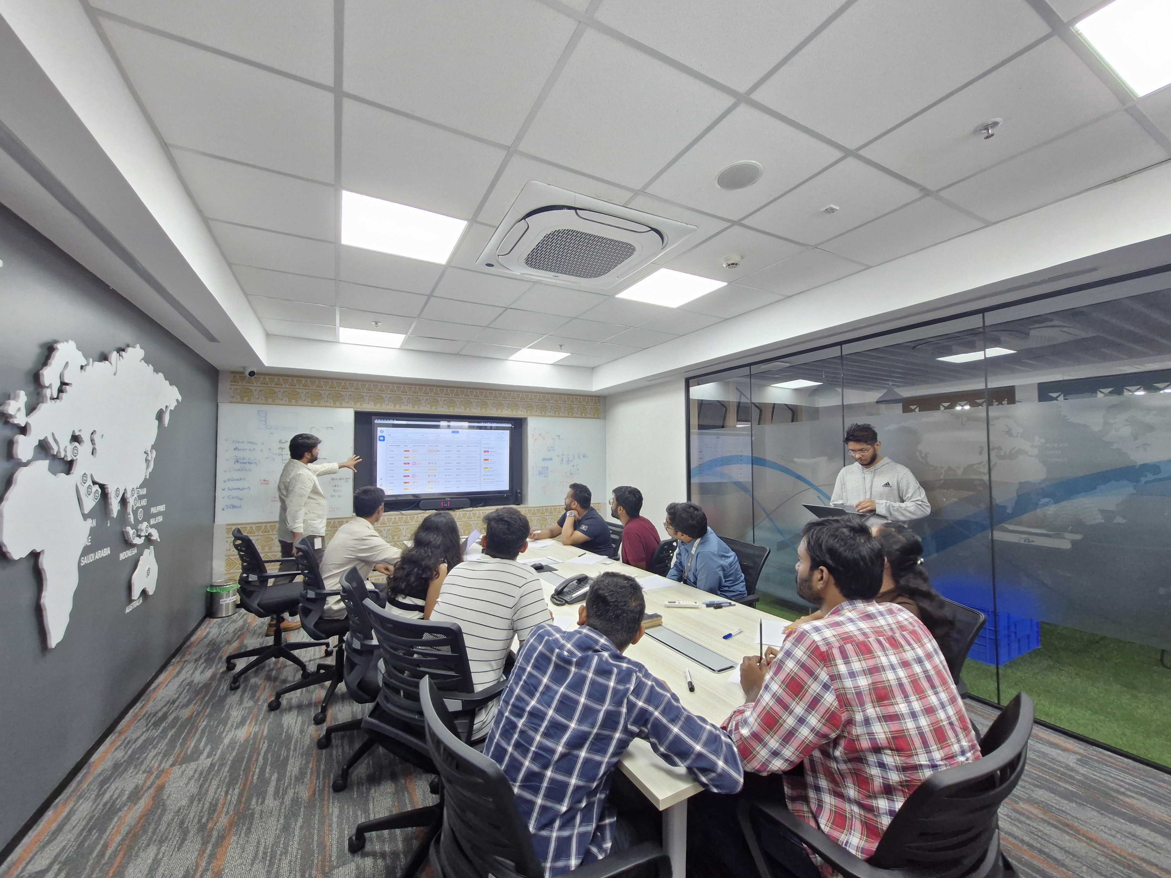 Hiten Rajgor doing internal testing