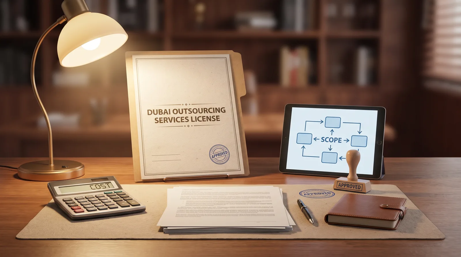 Outsourcing services license Dubai with approval and cost breakdown