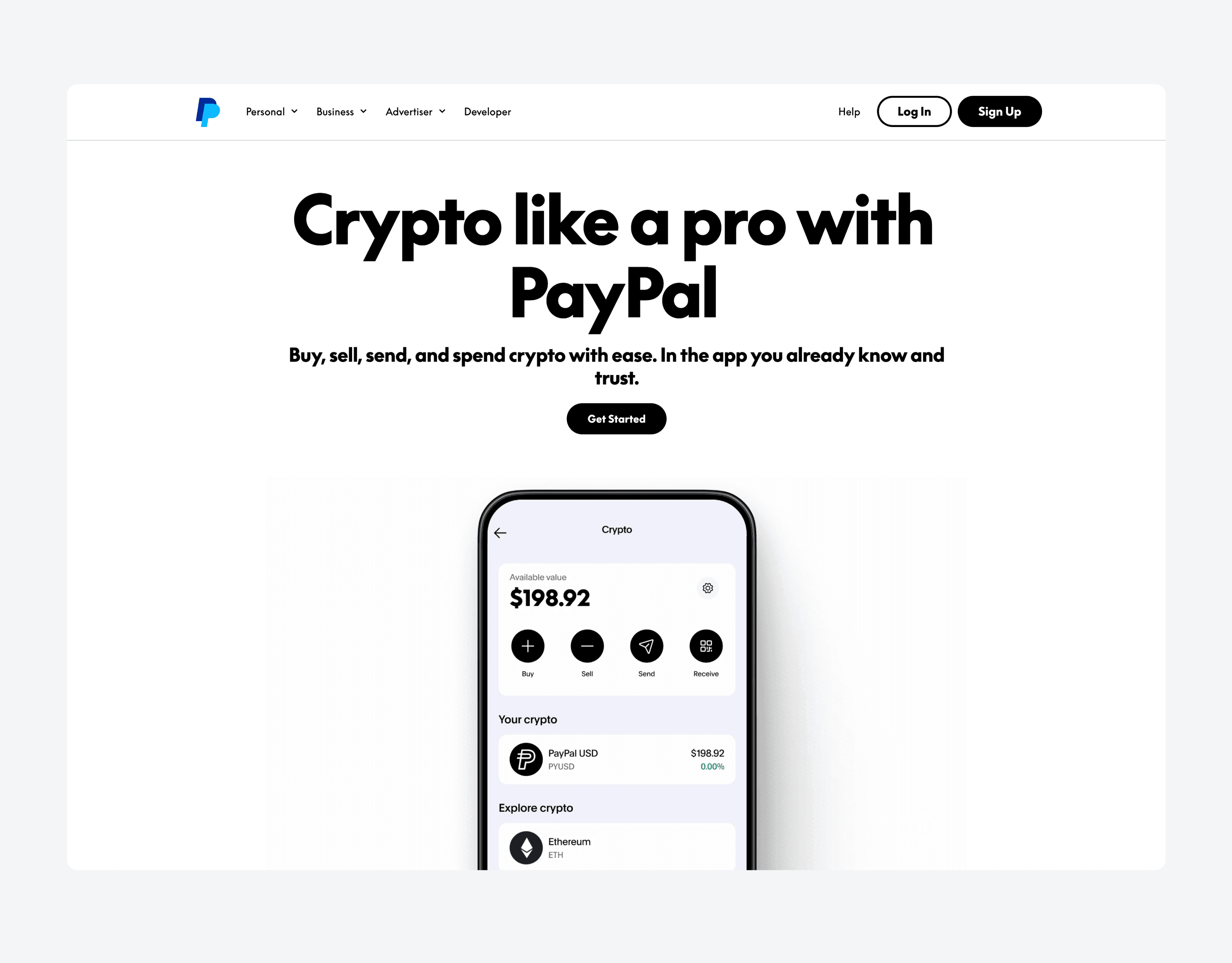 PayPal Crypto